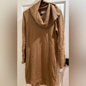 Cowl Neck Sweater Dress